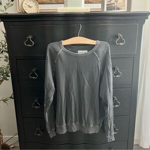 The Great The College Sweatshirt - Washed Black